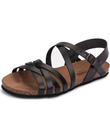 Sandals-De-Mujer-KARTAMO-SANDALIA-PLANA-NEGRA-MUJER-NEGRO