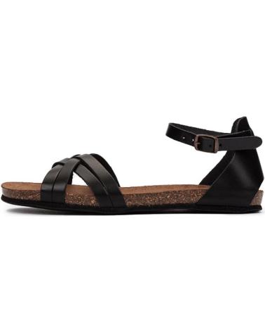 Woman Sandals KARTAMO SANDALIA PLANA NEGRA MUJER NEGRO