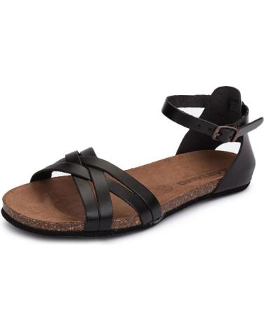 Woman Sandals KARTAMO SANDALIA PLANA NEGRA MUJER NEGRO