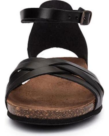Woman Sandals KARTAMO SANDALIA PLANA NEGRA MUJER NEGRO