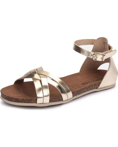 Woman Sandals KARTAMO SANDALIA PLANA PLATINO MUJER ORO
