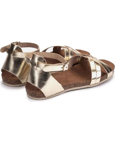 Woman Sandals KARTAMO SANDALIA PLANA PLATINO MUJER ORO