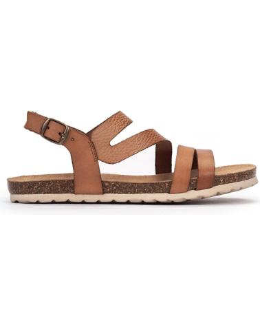 Woman Sandals KARTAMO SANDALIA PLANA MARRON MUJER MARRóN