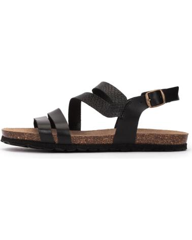 Woman Sandals KARTAMO SANDALIA PLANA NEGRA MUJER NEGRO