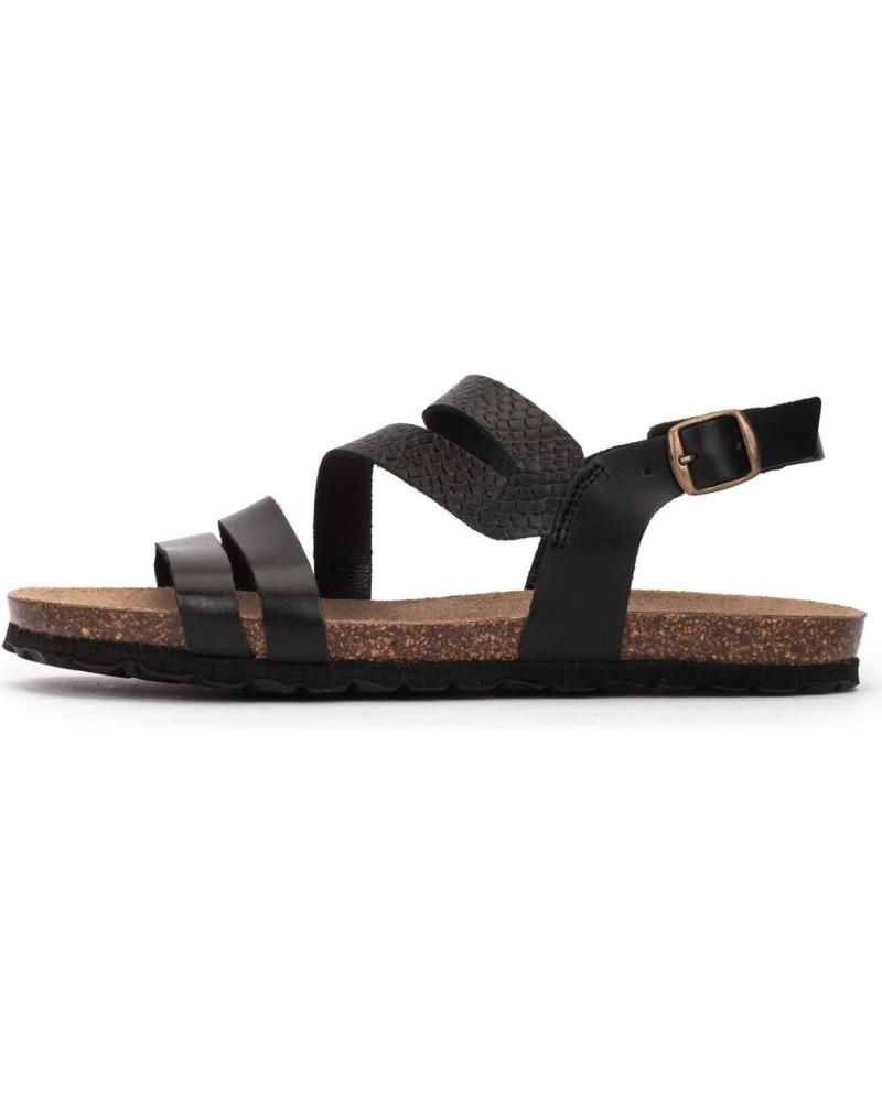 Woman Sandals KARTAMO SANDALIA PLANA NEGRA MUJER NEGRO