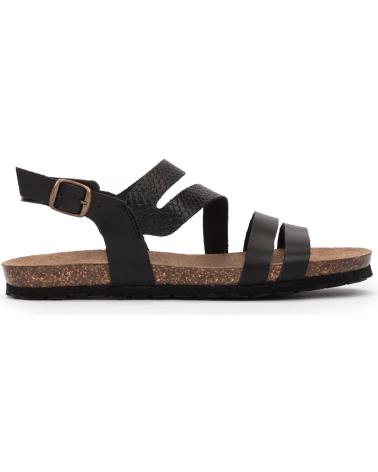 Woman Sandals KARTAMO SANDALIA PLANA NEGRA MUJER NEGRO