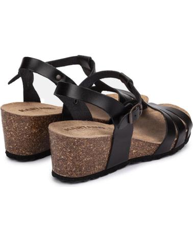 Woman Sandals KARTAMO SANDALIA DE CUNA NEGRA MUJER NEGRO
