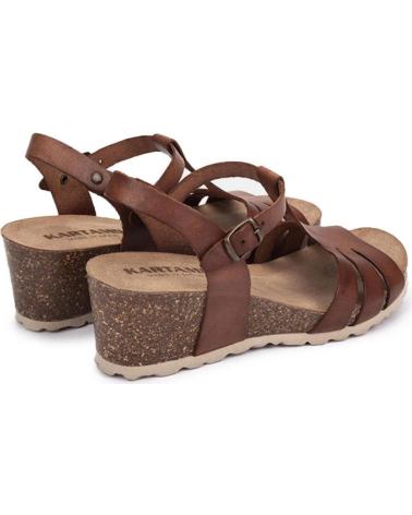 Woman Sandals KARTAMO SANDALIA DE CUNA MARRON MUJER MARRóN