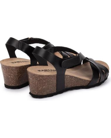 Woman Sandals KARTAMO SANDALIA DE CUNA NEGRA MUJER NEGRO