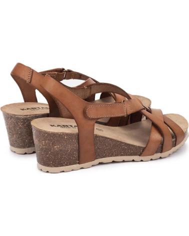 Sandalias de Mujer KARTAMO SANDALIA DE CUNA MARRON MUJER MARRóN