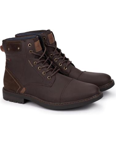 Stiefel für Herren KARTAMO BOTINES CASUAL CON CORDONES MARRON HOMBRE MARRóN