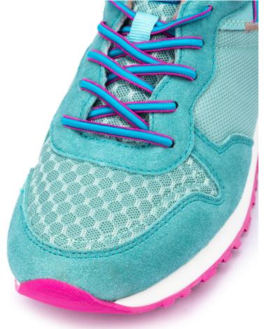 Esportes--De-Mujer-MEROHE-ZAPATILLAS-DEPORTIVAS-DE-PIEL-MUJER-TURQUESA