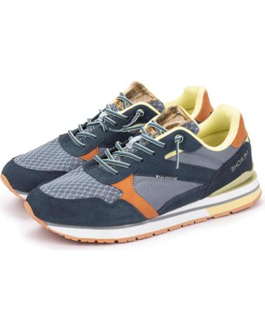 Sportif pour Homme MEROHE ZAPATILLAS DEPORTIVAS HOMBRE AZUL JEANS