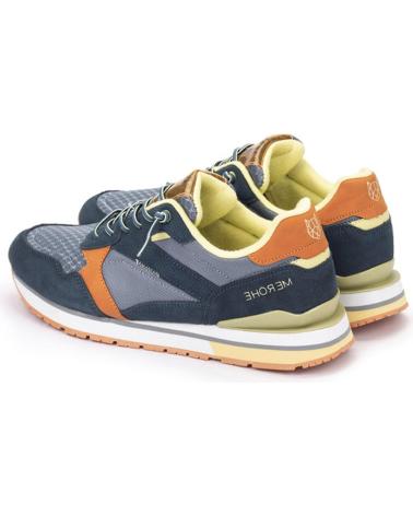 Sportif pour Homme MEROHE ZAPATILLAS DEPORTIVAS HOMBRE AZUL JEANS