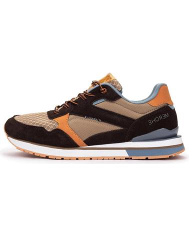 Trainers-De-Hombre-MEROHE-ZAPATILLAS-DEPORTIVAS-KAHKI-MARRON-HOMBRE-MARRóN-NARANJA