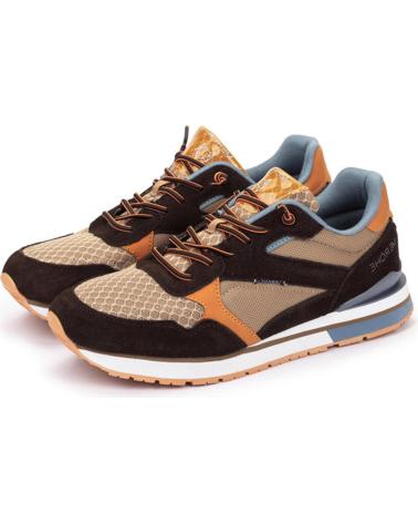 Trainers-De-Hombre-MEROHE-ZAPATILLAS-DEPORTIVAS-KAHKI-MARRON-HOMBRE-MARRóN-NARANJA