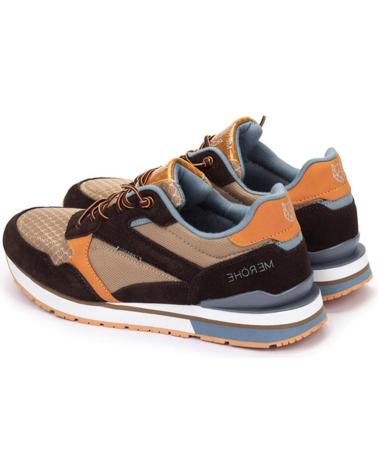Trainers-De-Hombre-MEROHE-ZAPATILLAS-DEPORTIVAS-KAHKI-MARRON-HOMBRE-MARRóN-NARANJA