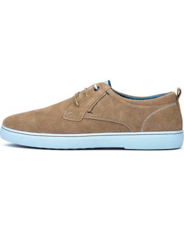 Man shoes MEROHE ZAPATILLAS DE PIEL MARRON HOMBRE MARRóN
