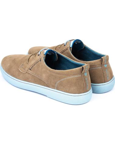 Man shoes MEROHE ZAPATILLAS DE PIEL MARRON HOMBRE MARRóN