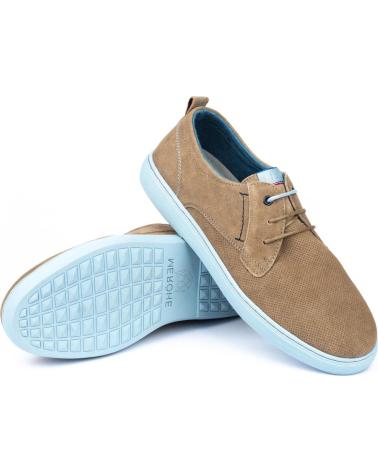 Man shoes MEROHE ZAPATILLAS DE PIEL MARRON HOMBRE MARRóN
