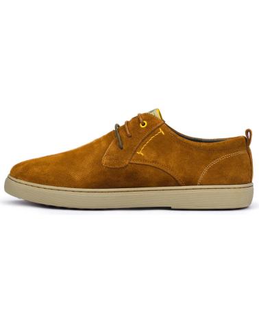 Shoes-De-Hombre-MEROHE-ZAPATILLAS-DE-PIEL-MARRON-CLARO-HOMBRE-MARRóN-CLARO