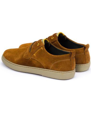 Schuhe-De-Hombre-MEROHE-ZAPATILLAS-DE-PIEL-MARRON-CLARO-HOMBRE-MARRóN-CLARO