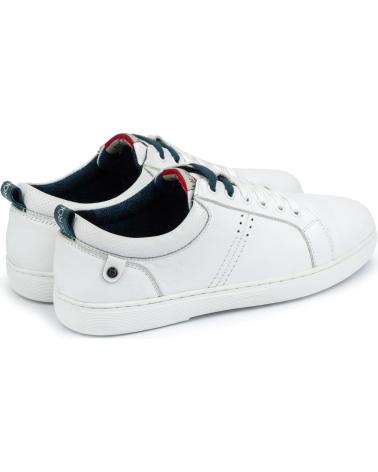 Sneaker für Herren MEROHE ZAPATILLAS DE PIEL HOMBRE BLANCO