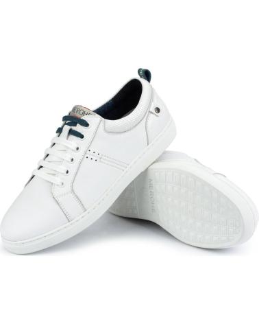 Sneaker für Herren MEROHE ZAPATILLAS DE PIEL HOMBRE BLANCO