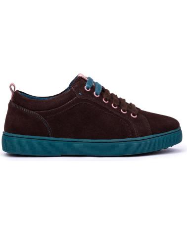 Esportes--De-Mujer-MEROHE-ZAPATILLAS-DE-PIEL-MUJER-CHOCOLATE