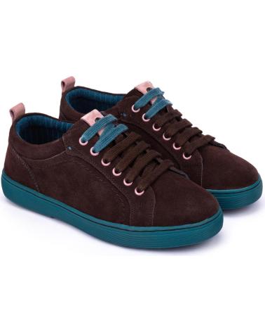 Esportes--De-Mujer-MEROHE-ZAPATILLAS-DE-PIEL-MUJER-CHOCOLATE