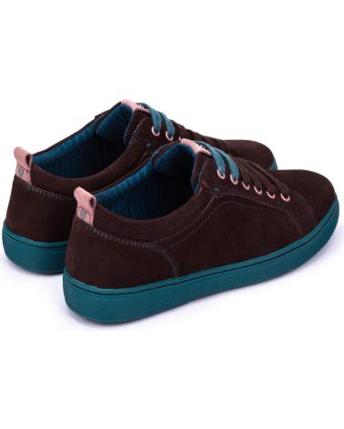 Esportes--De-Mujer-MEROHE-ZAPATILLAS-DE-PIEL-MUJER-CHOCOLATE
