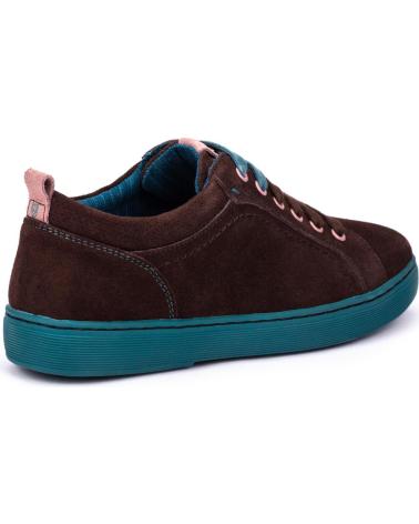 Esportes--De-Mujer-MEROHE-ZAPATILLAS-DE-PIEL-MUJER-CHOCOLATE