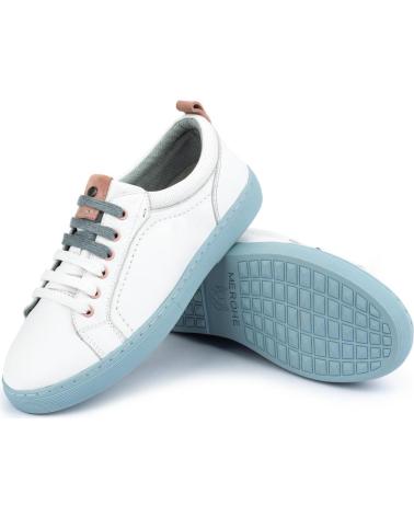 Trainers-De-Mujer-MEROHE-ZAPATILLAS-DE-PIEL-MUJER-BLANCO