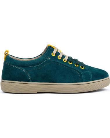 Esportes  de Mulher MEROHE ZAPATILLAS DE PIEL MUJER AZUL