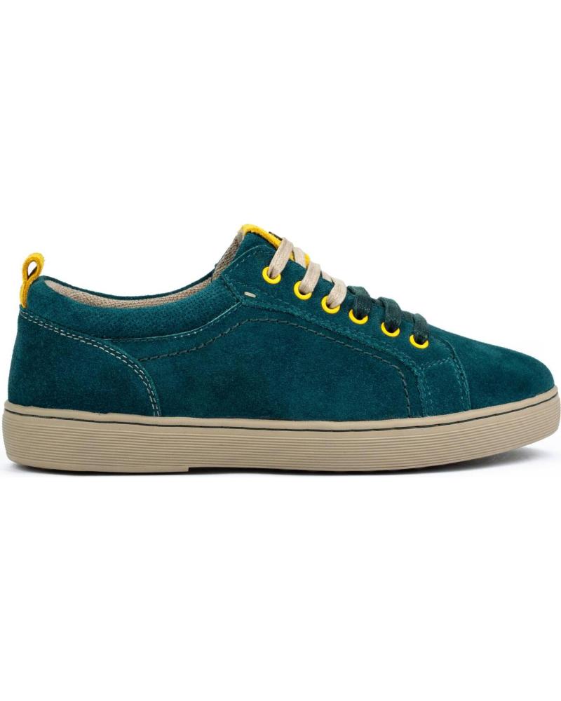 Esportes  de Mulher MEROHE ZAPATILLAS DE PIEL MUJER AZUL