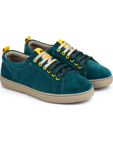 Esportes  de Mulher MEROHE ZAPATILLAS DE PIEL MUJER AZUL