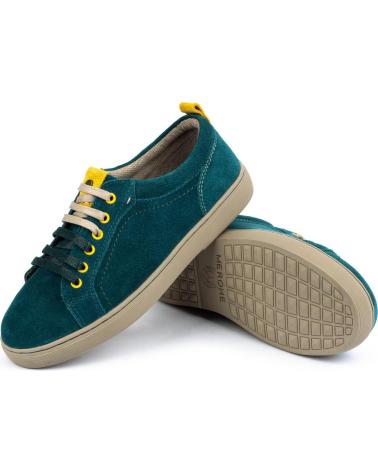 Esportes  de Mulher MEROHE ZAPATILLAS DE PIEL MUJER AZUL