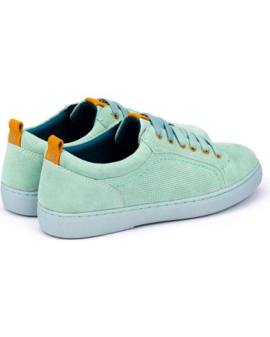 Esportes--De-Mujer-MEROHE-ZAPATILLAS-DE-PIEL-MUJER-VERDE-AGUA