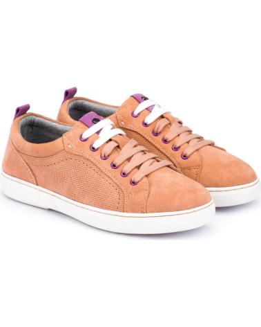 Esportes--De-Mujer-MEROHE-ZAPATILLAS-DE-PIEL-SALMON-MUJER-SALMóN