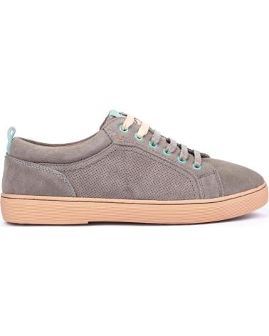 Esportes--De-Mujer-MEROHE-ZAPATILLAS-DE-PIEL-MUJER-GRIS