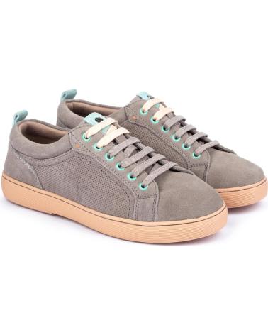 Sportivo-De-Mujer-MEROHE-ZAPATILLAS-DE-PIEL-MUJER-GRIS