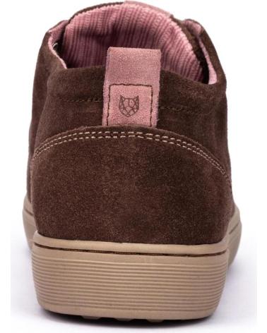 Stiefel für Damen MEROHE BOTINES DE PIEL MARRON MUJER MARRóN