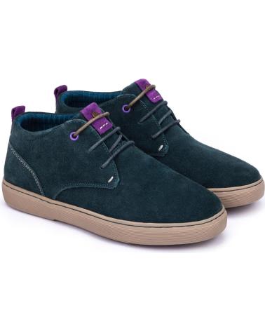Botines de Mujer MEROHE BOTINES DE PIEL MUJER AZUL