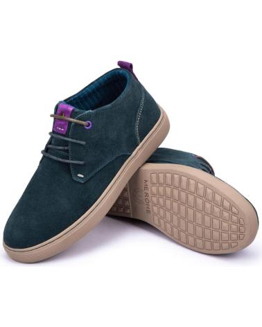 Botines de Mujer MEROHE BOTINES DE PIEL MUJER AZUL