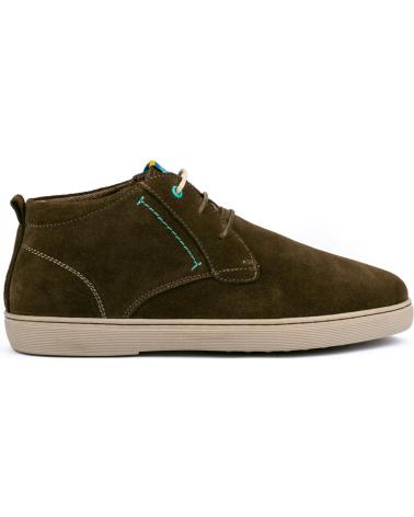Man shoes MEROHE BOTINES DE PIEL HOMBRE KAKI