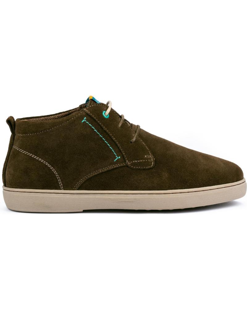 Man shoes MEROHE BOTINES DE PIEL HOMBRE KAKI