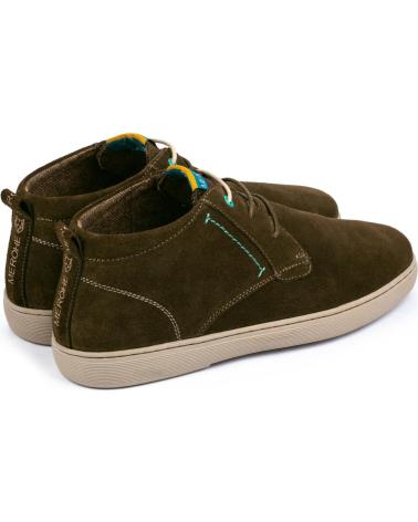 Man shoes MEROHE BOTINES DE PIEL HOMBRE KAKI