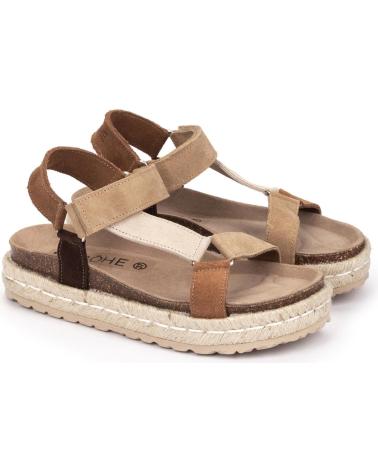 Sandali per Donna MEROHE SANDALIA DE CUNA MARRON MUJER MARRóN