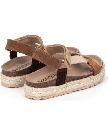 Sandali per Donna MEROHE SANDALIA DE CUNA MARRON MUJER MARRóN
