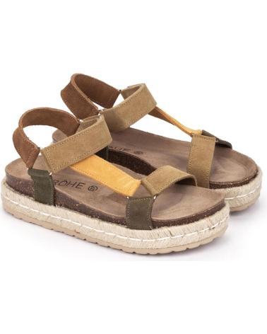 Woman Sandals MEROHE SANDALIA DE CUNA MUJER KAKI